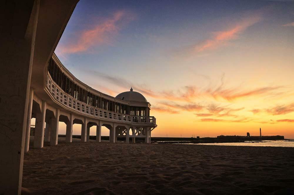 Ferienwohnung Atico Cadiz Al Lado Playa La Caleta Exterior foto